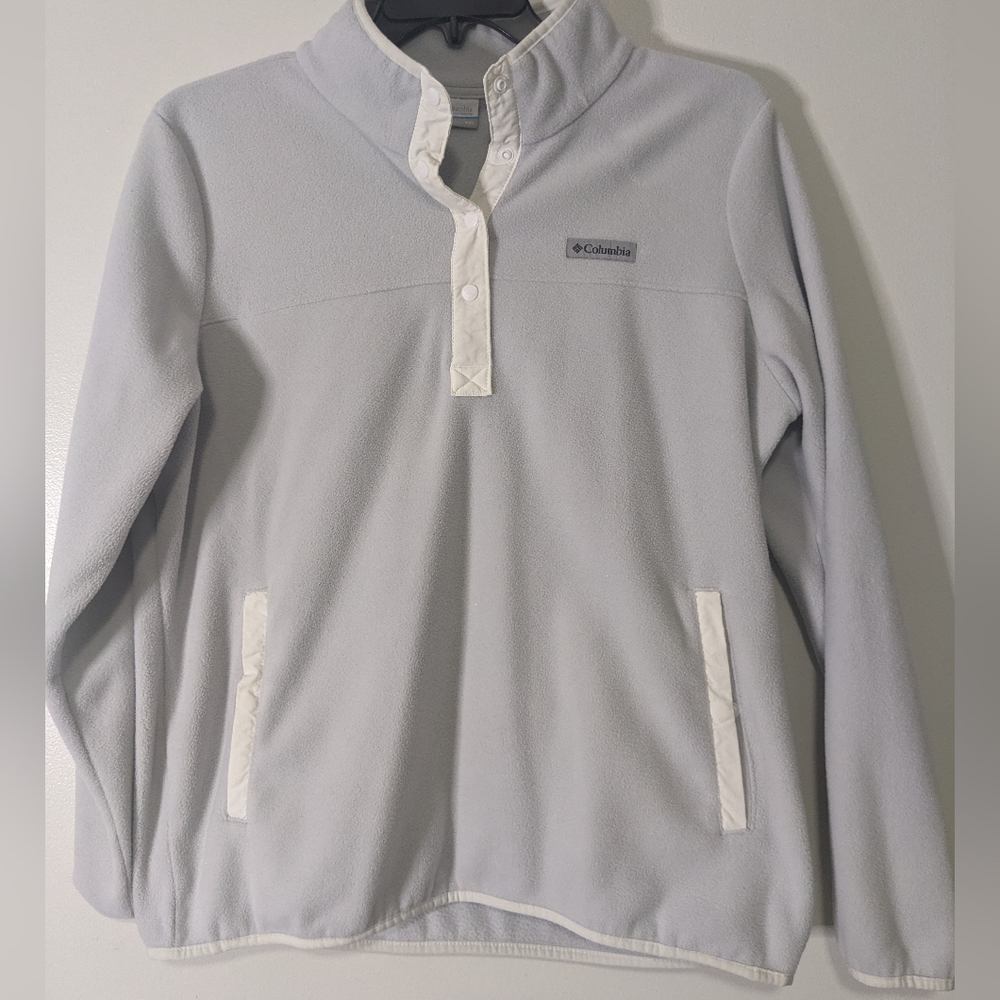 Columbia quarter button fleece top
